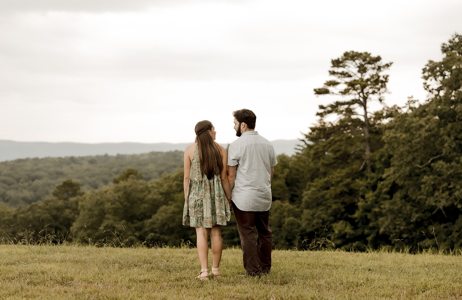 Chloe and Skyler in the countryside